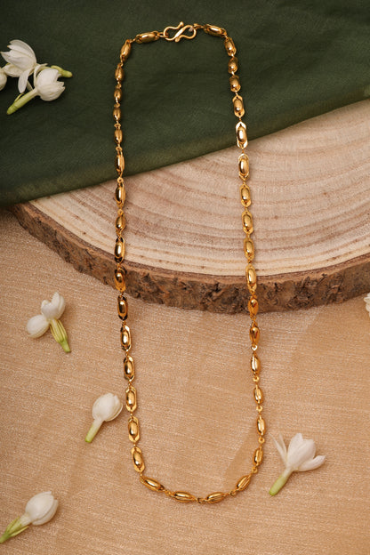 Gold-Plated Classic Necklace