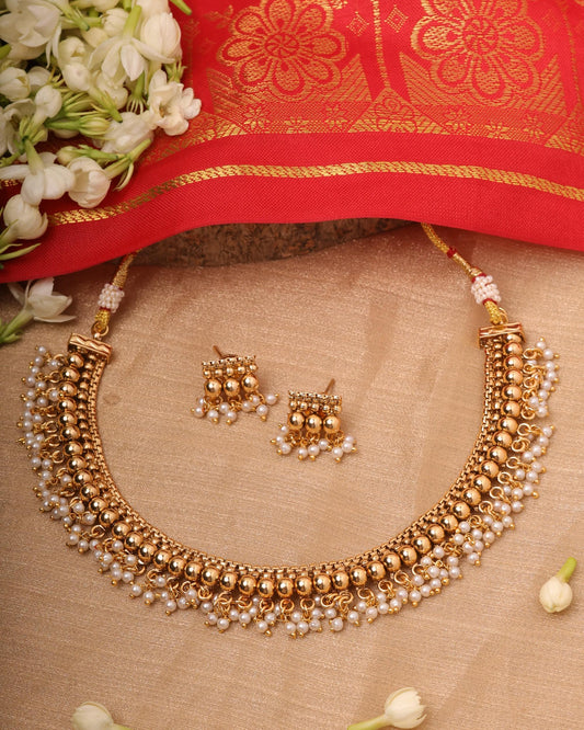 Gold-Plated Necklace Set