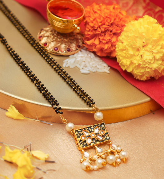 Meenakari Pendant Mangalsutra