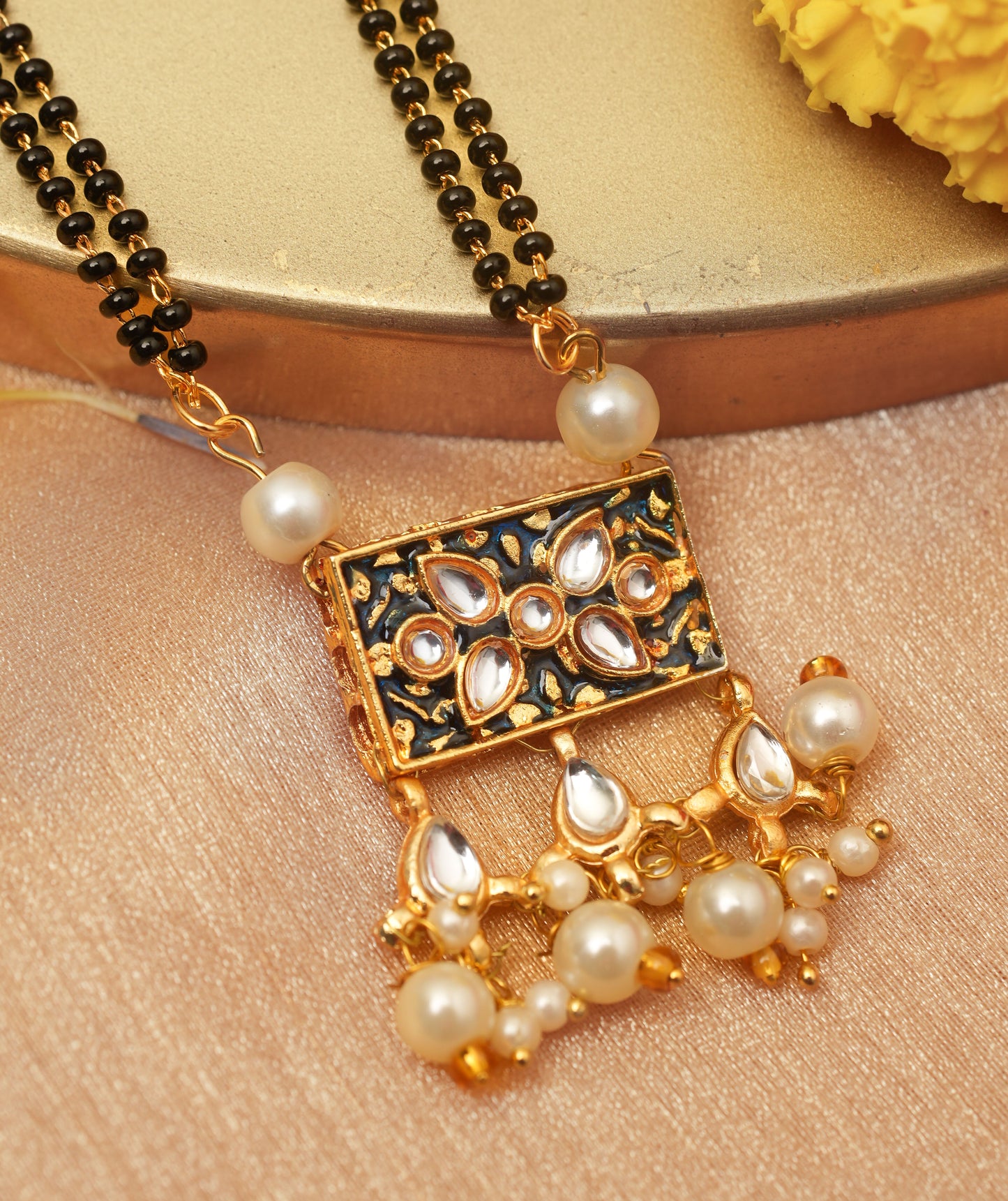 Meenakari Pendant Mangalsutra