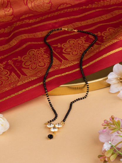 Minimal Gold Tone Mangalsutra