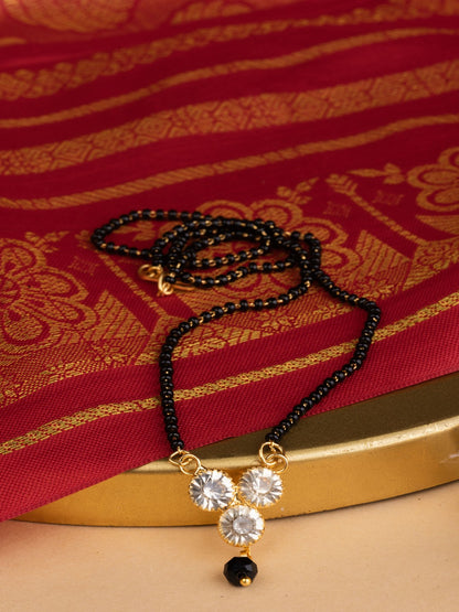 Minimal Gold Tone Mangalsutra