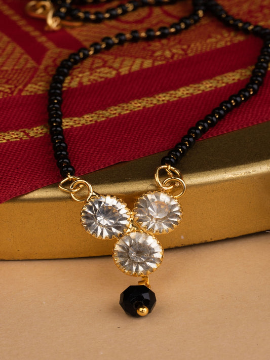 Minimal Gold Tone Mangalsutra