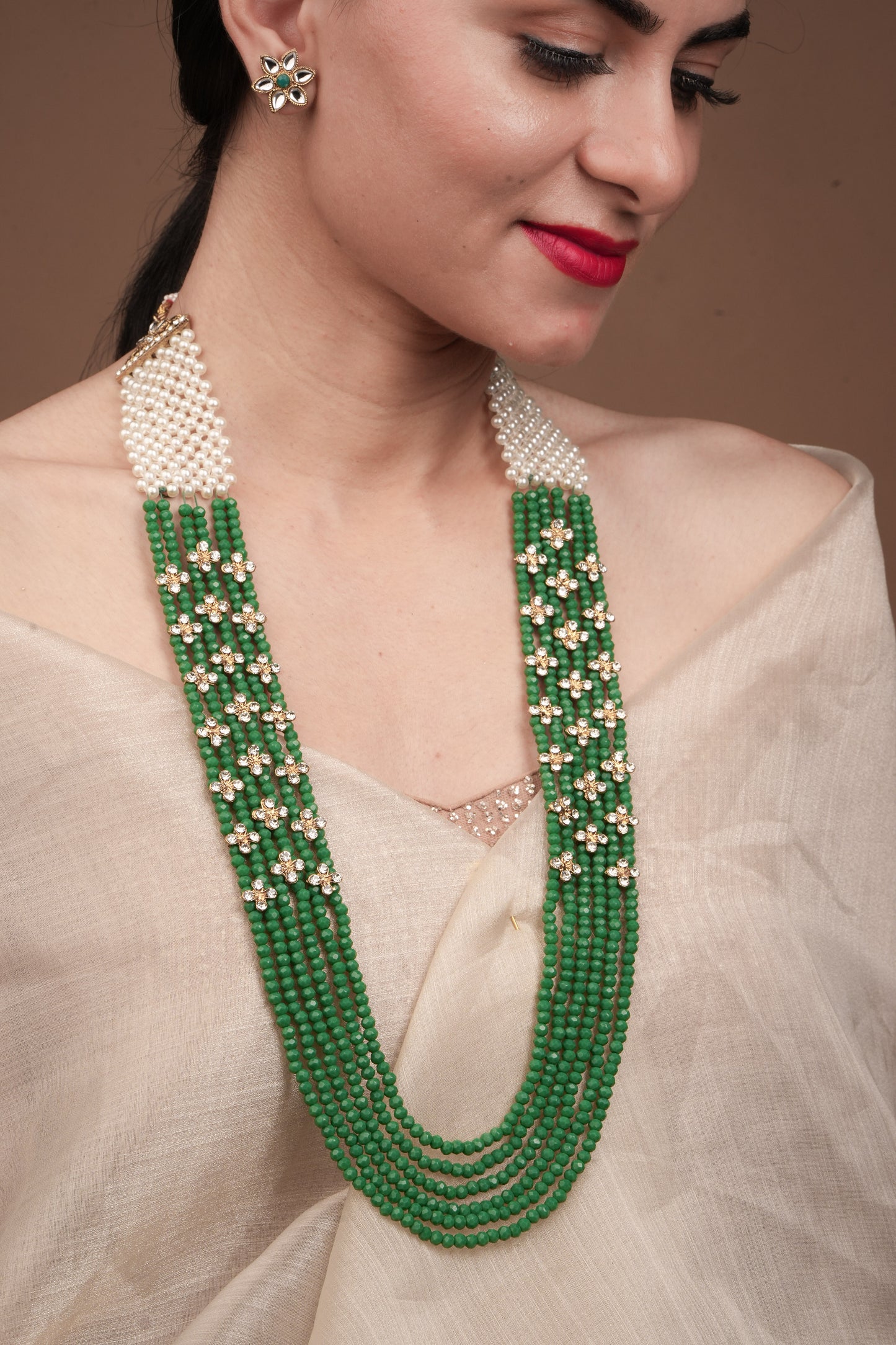 Green Alloy Necklace