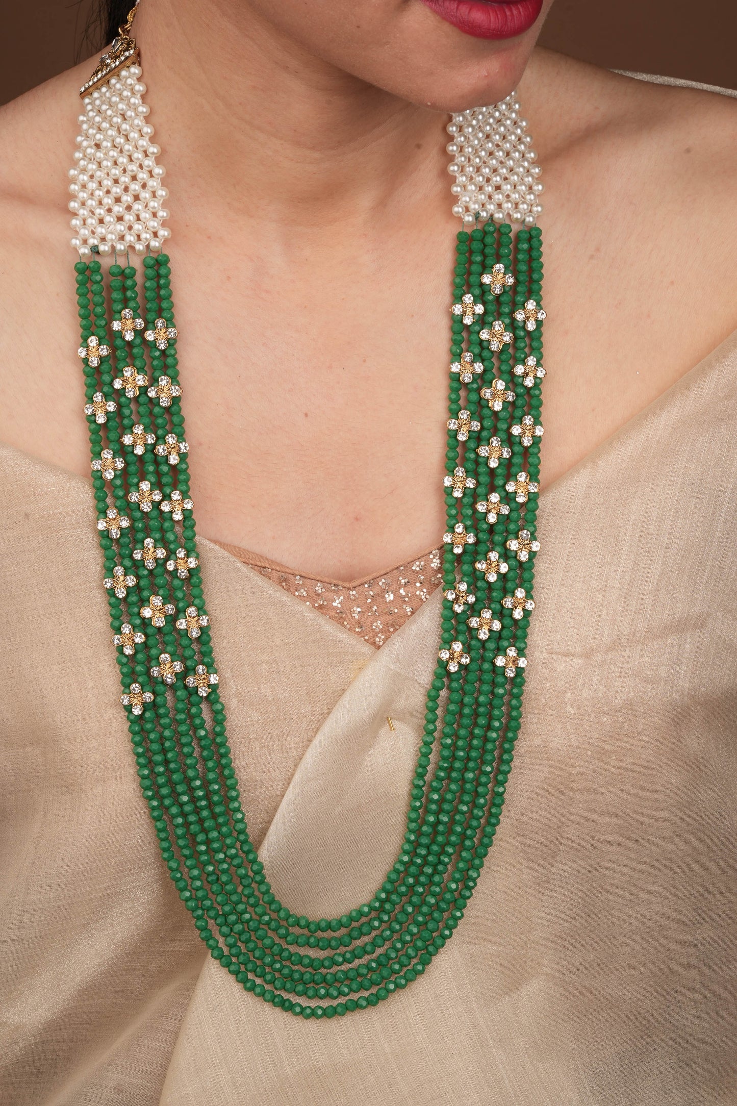 Green Alloy Necklace