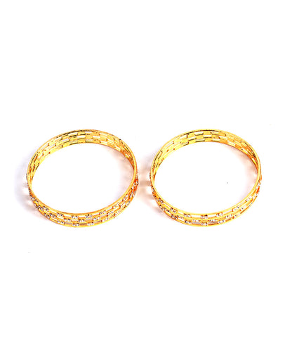 Set of 2 Stone-Studded Bangles and Bracelets