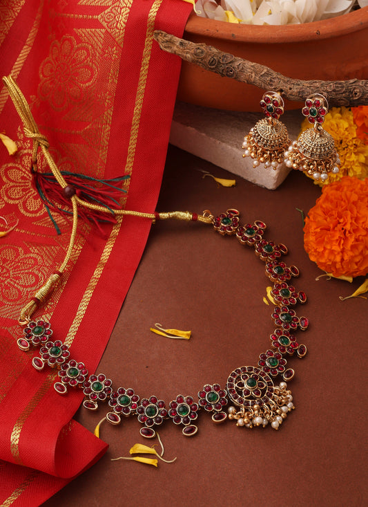 Gold-Plated Kemp Necklace Set