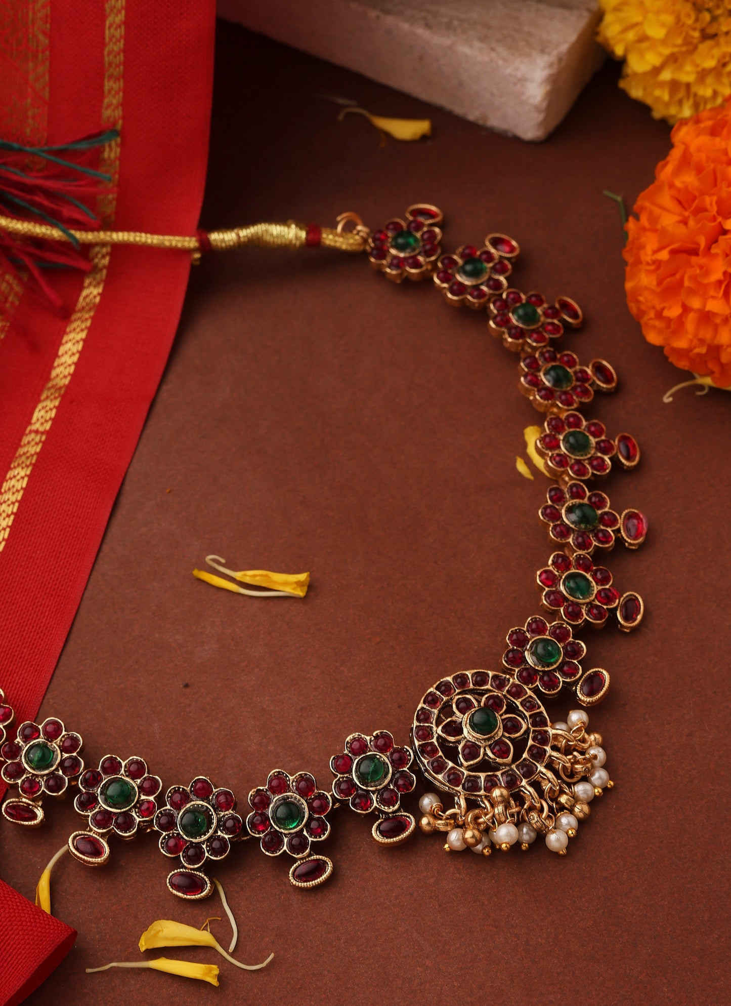 Gold-Plated Kemp Necklace Set