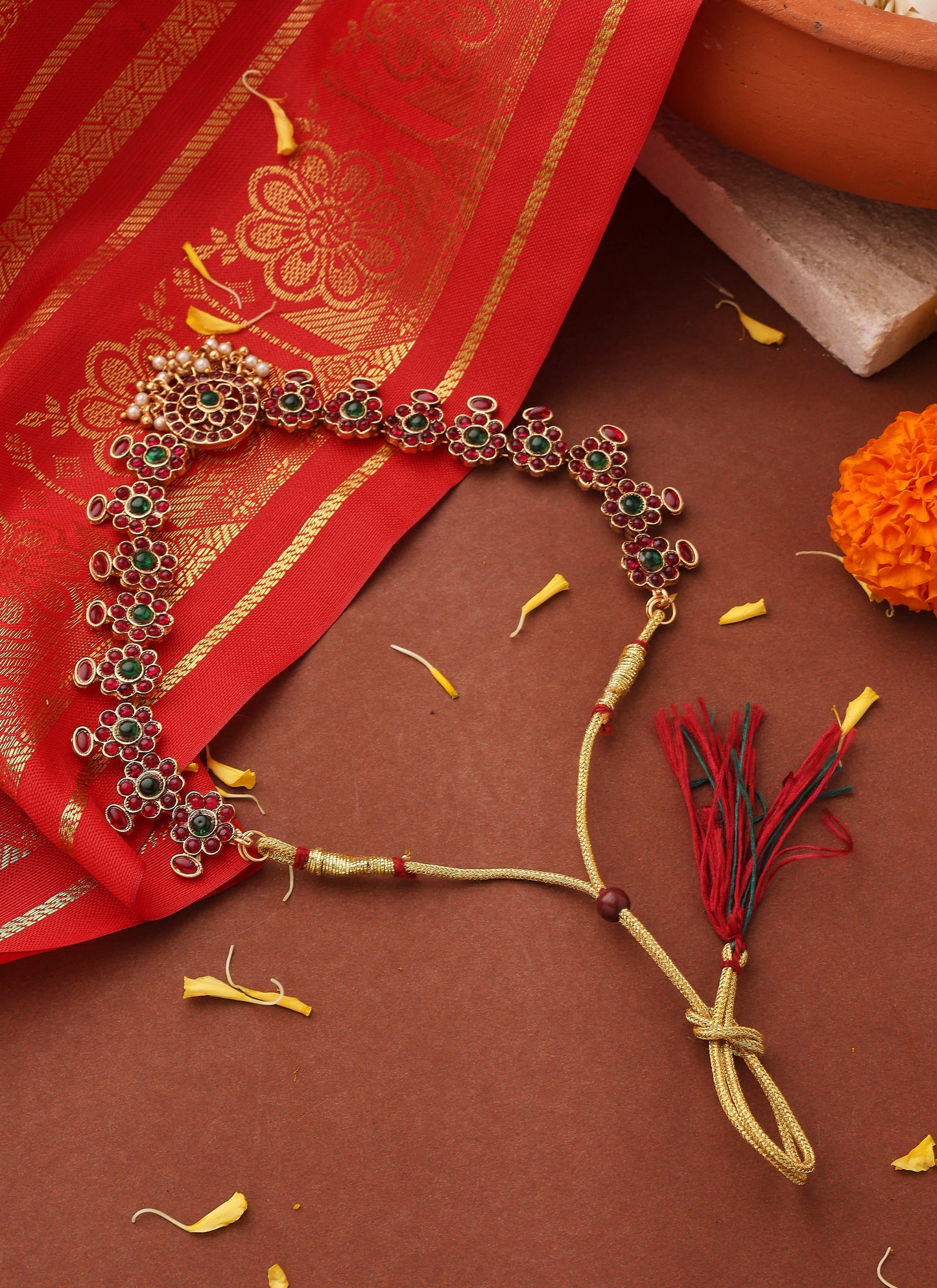 Gold-Plated Kemp Necklace Set