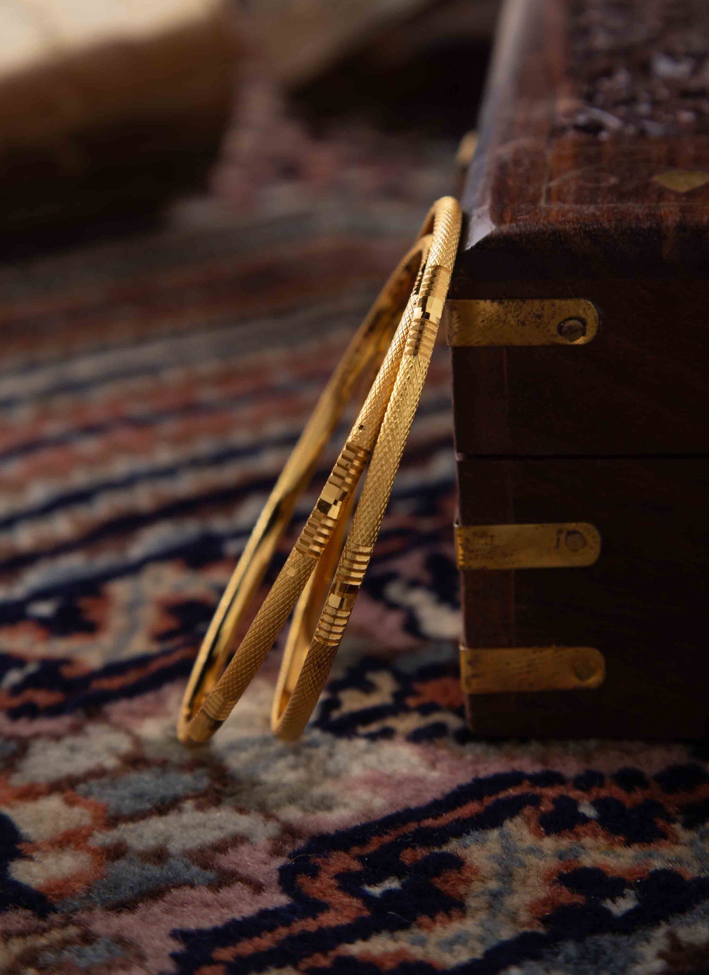 Gold-Plated Bangle Set