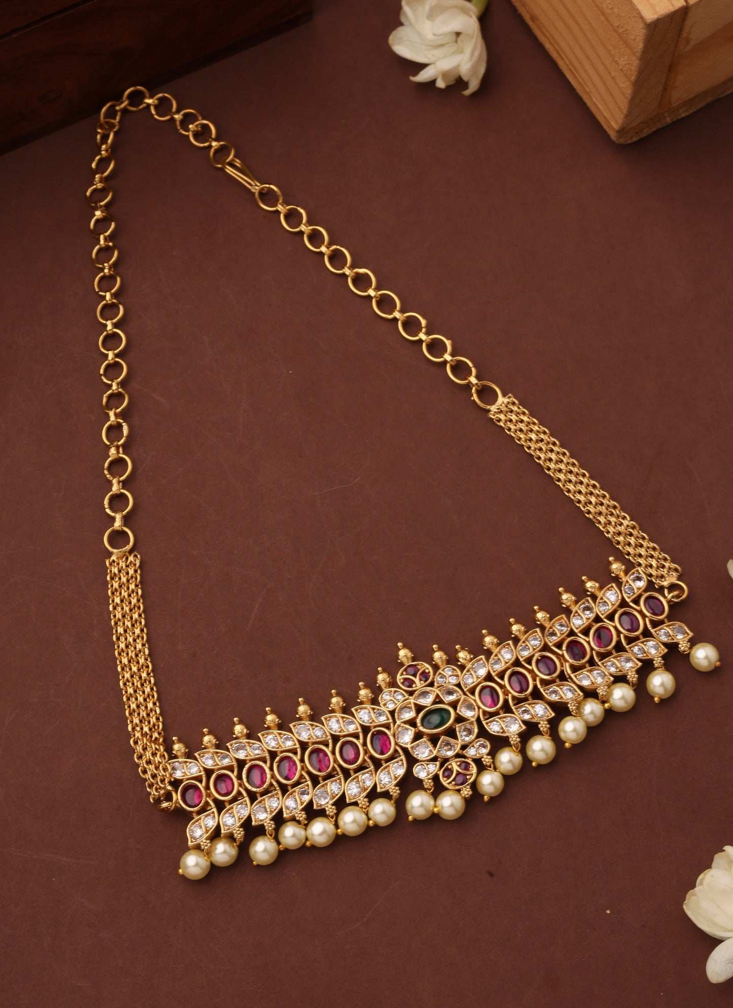 Stone Studded South Indian Style Choker