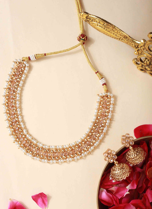 Royal Pearl Kundan Set