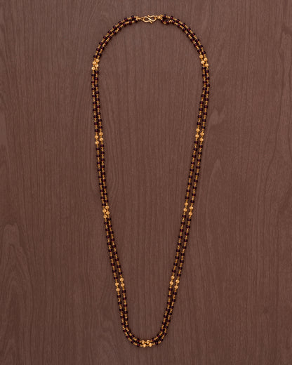 Maroon Beads Garnet Long Necklace