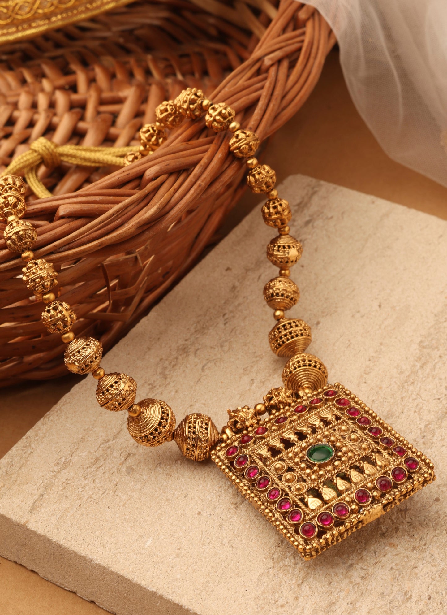 Eternal Grace Gold Plated Necklace Set