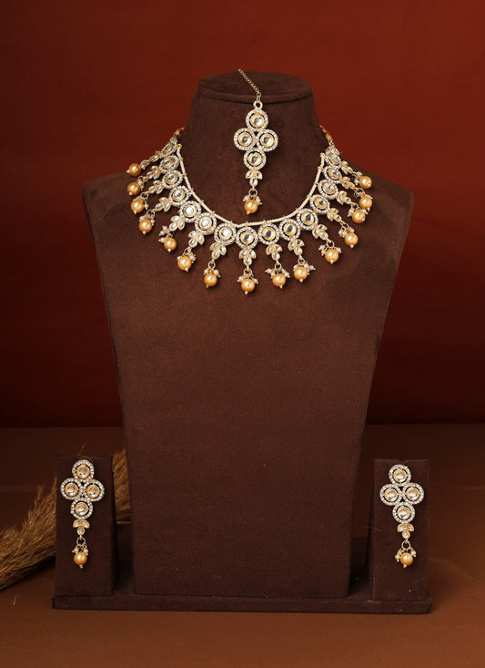 Kundan Choker Necklace Set