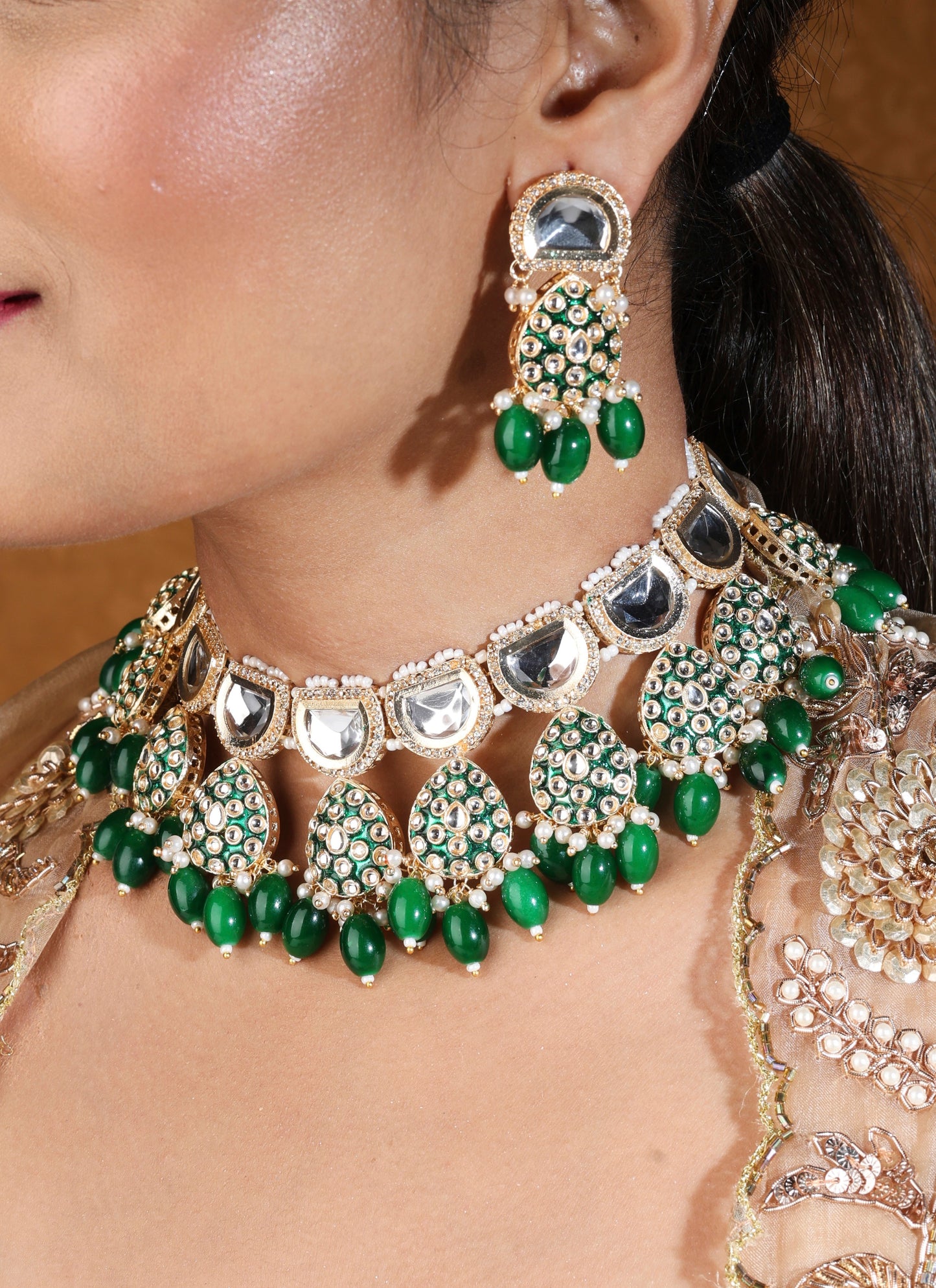 Kundan Jadau Jaipur Work Bridal Choker