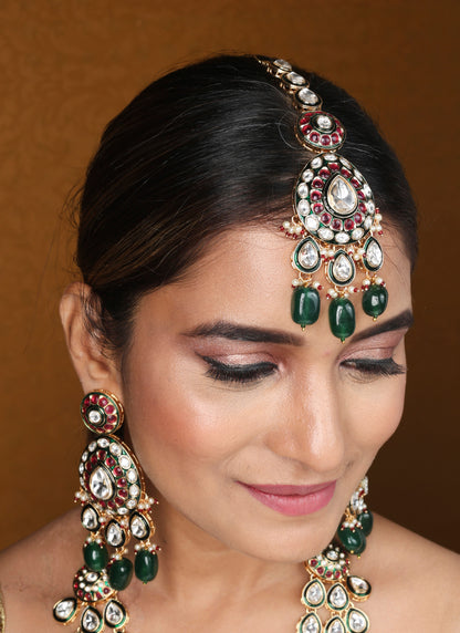 Maharani Haar with Jaipur Jadau Work and Kundan Stones