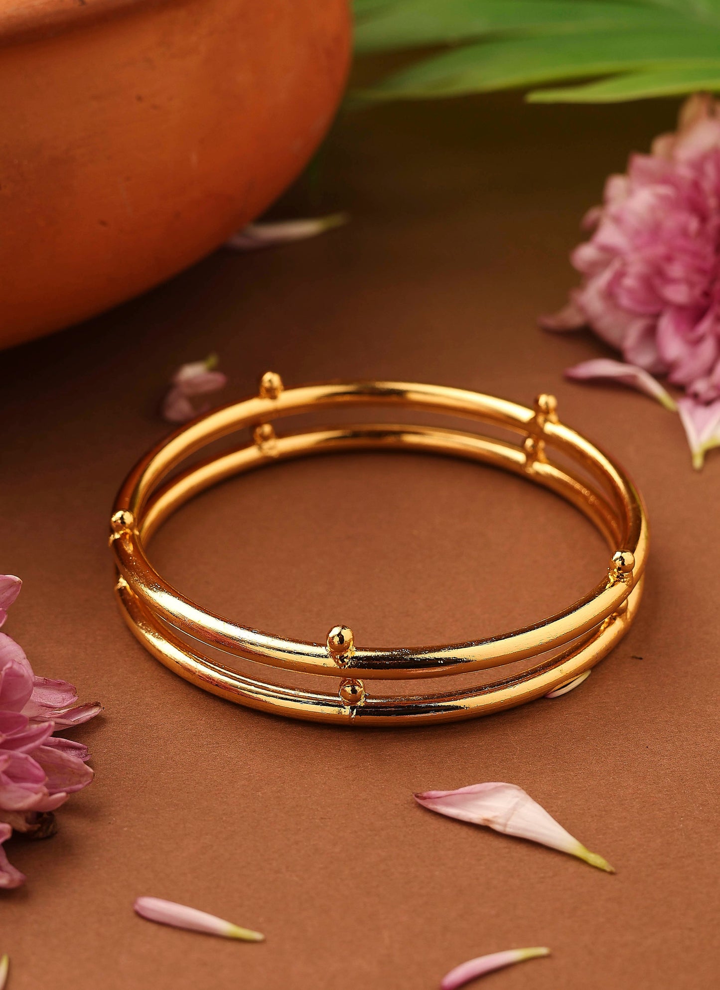 Classic Plain Gold Bangles