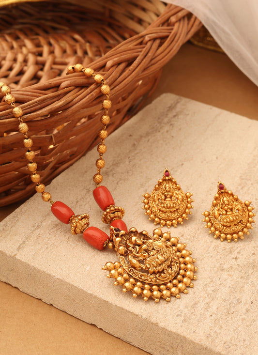 Heritage Lakshmi Elegance Necklace Set