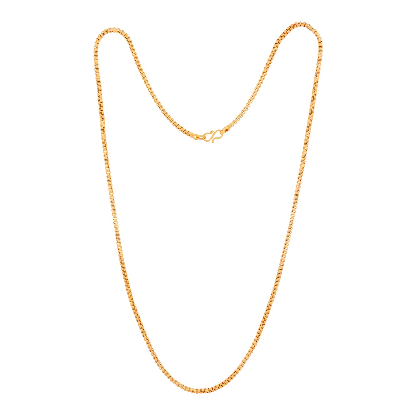 Golden Box Chain Length 24 Inches