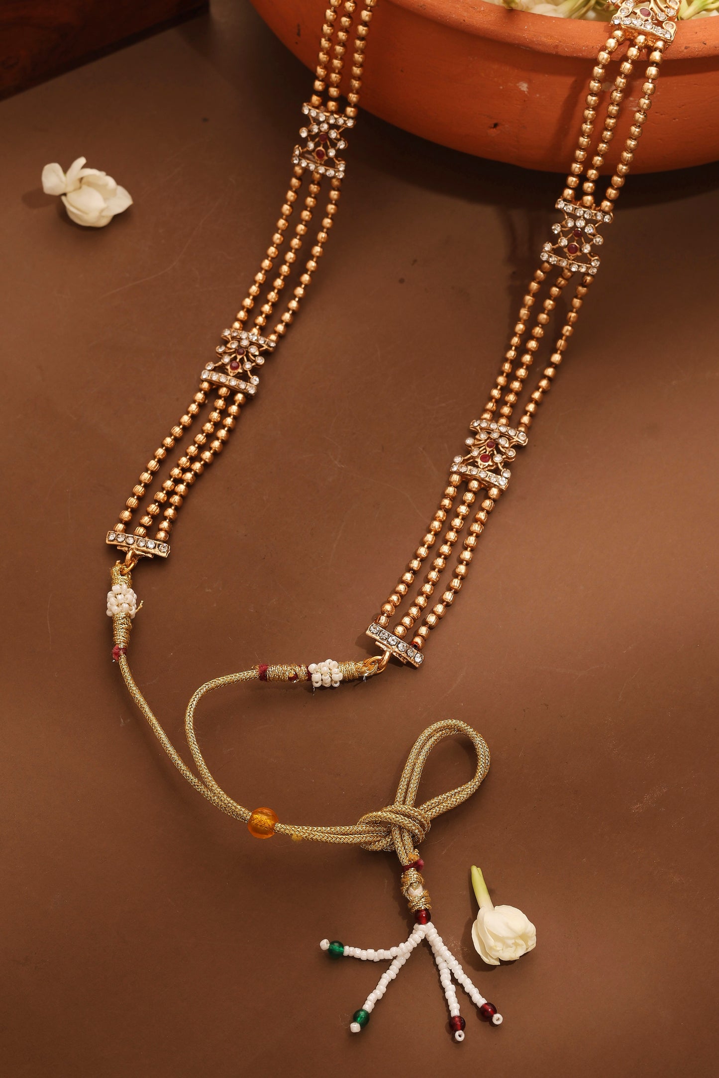 Long Guttapusalu Necklace Set