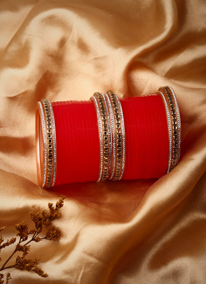 Set of 24 Stone Studded Bridal Chudas