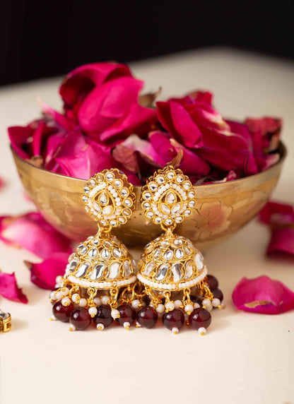 Kundan Pearl Bridal Choker Set