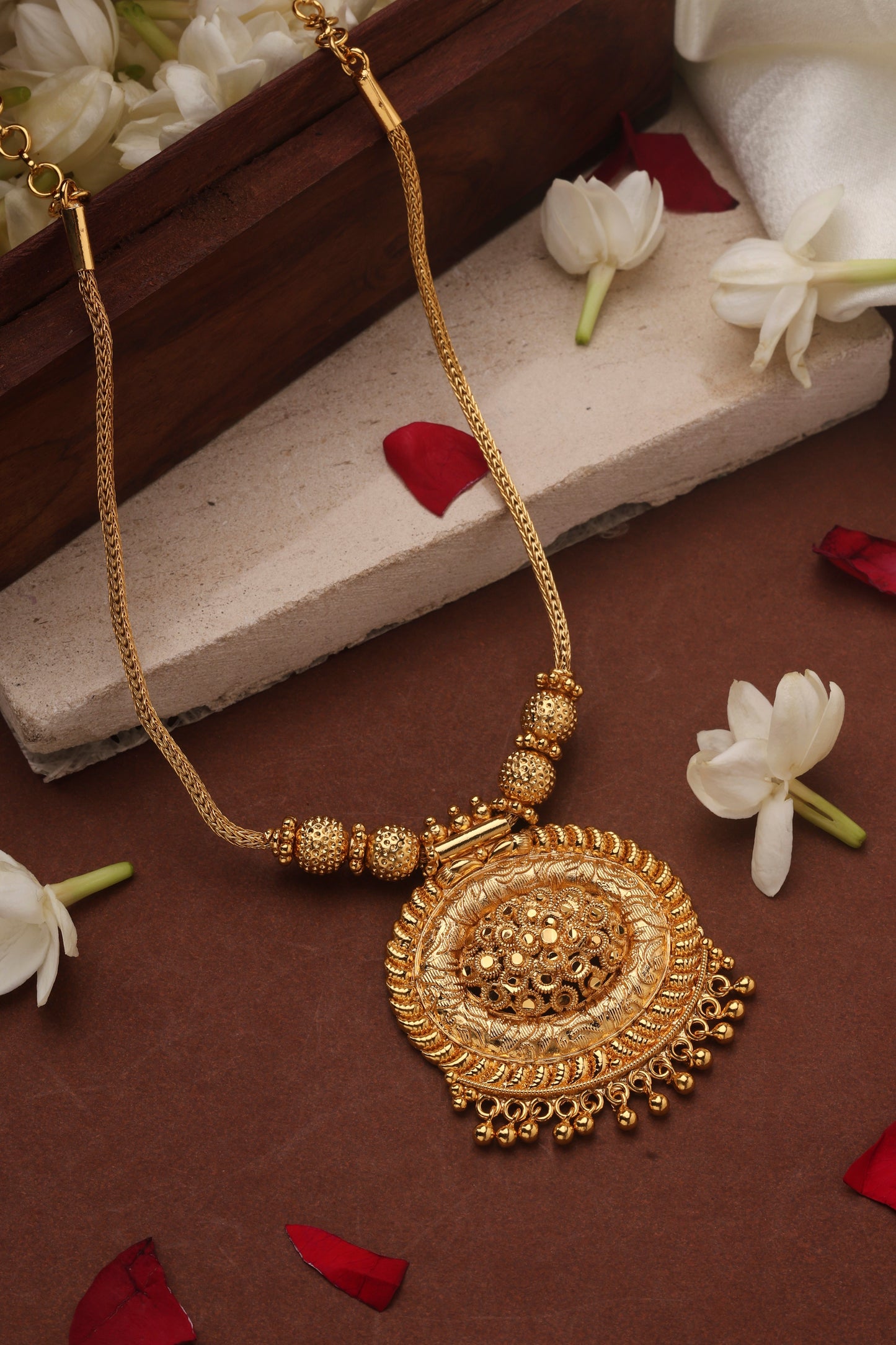 Gold Plated Necklace with Pendant