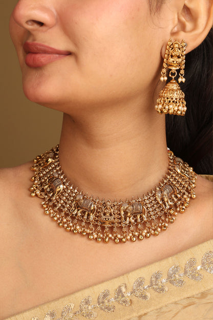 High Gold Necklace Set