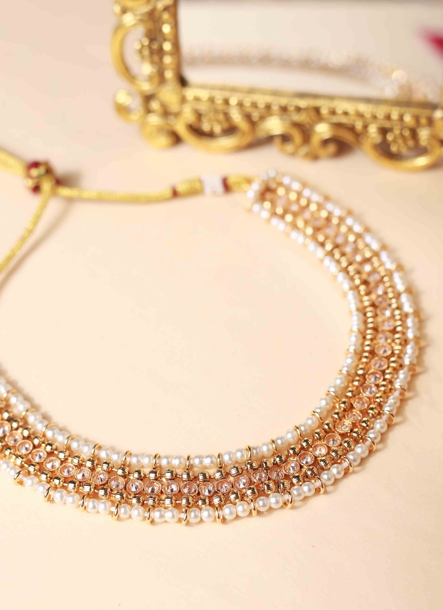 Royal Pearl Kundan Set