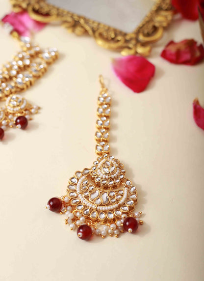 Kundan Pearl Bridal Choker Set