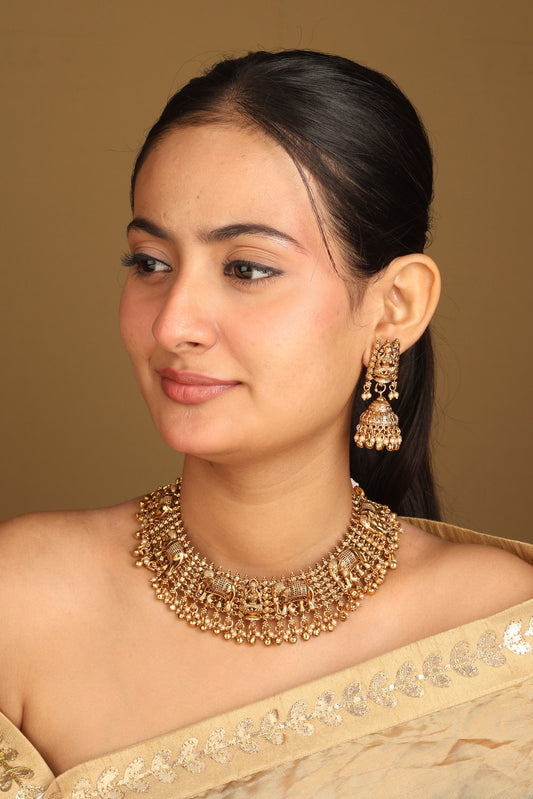 High Gold Necklace Set