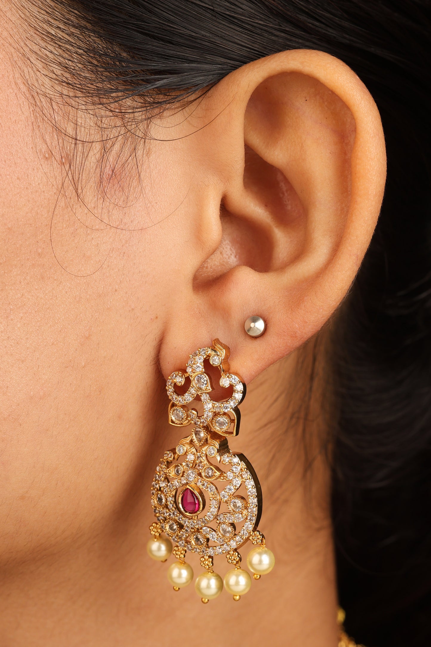 Elegant South Indian Bridal Jewellery Set