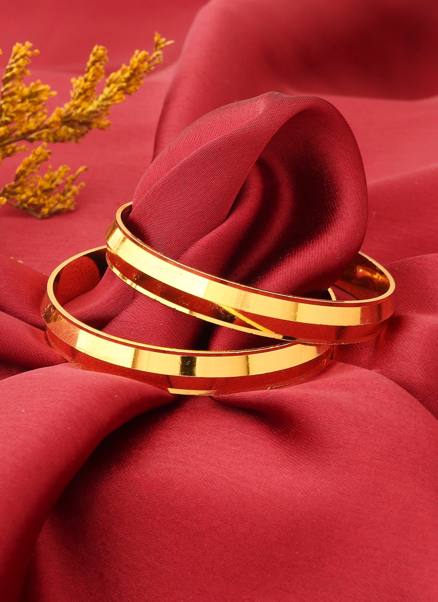 Kids Plain Gold Plated Bangles