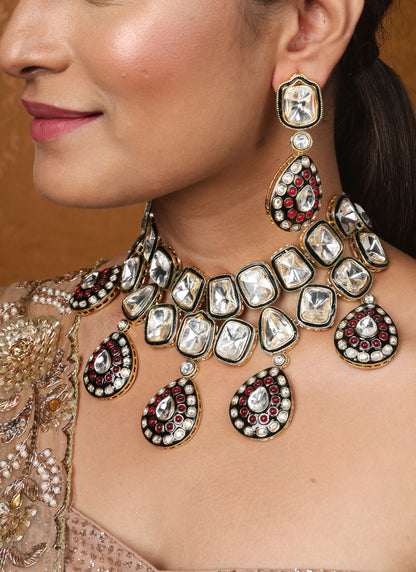 Kundan Choker with Jaipur Jadau Work Bridal Jewellery